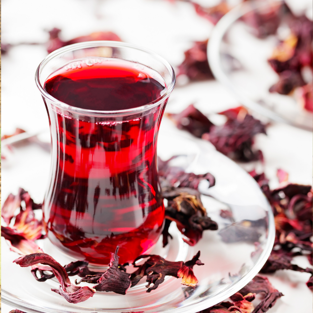 Ruby Red Hibiscus & Cinnamon Delight Tea (Sugar-Free & Natural)